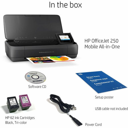 HP Officejet 250 Wireless Inkjet Multifunction Printer - Color - Alternate-Image8