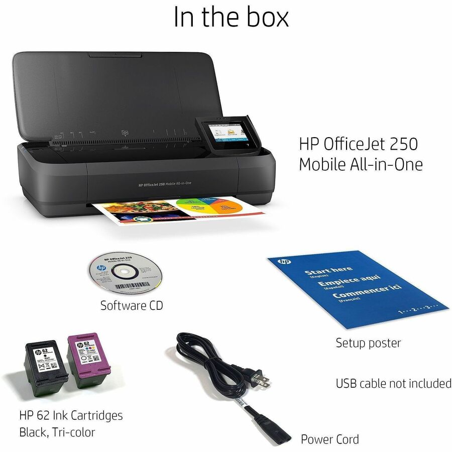 HP Officejet 250 Wireless Inkjet Multifunction Printer - Color - Alternate-Image12