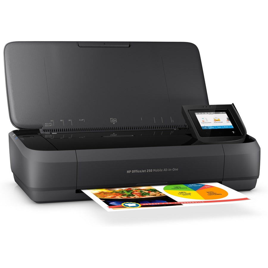 HP Officejet 250 Wireless Inkjet Multifunction Printer - Color - Right