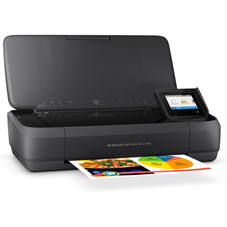 HP Officejet 250 Wireless Inkjet Multifunction Printer - Color - Right