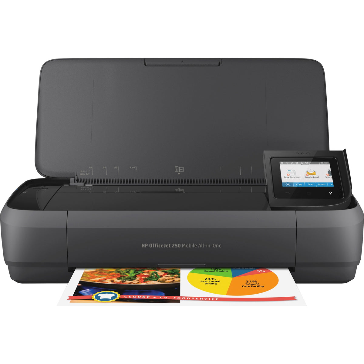 HP Officejet 250 Wireless Inkjet Multifunction Printer - Color - 2000