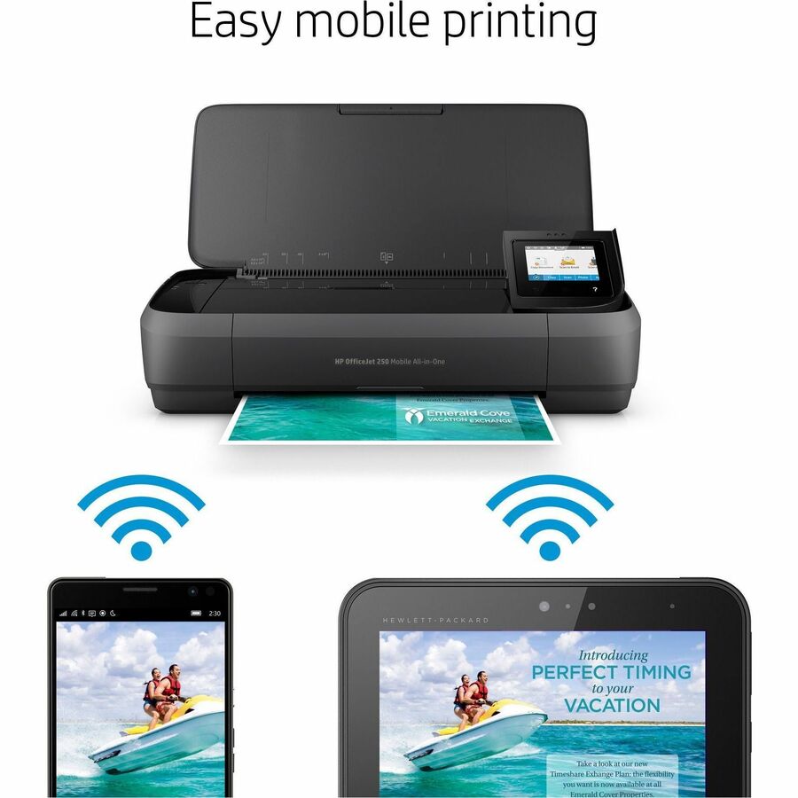 HP Officejet 250 Wireless Inkjet Multifunction Printer - Color - Alternate-Image3