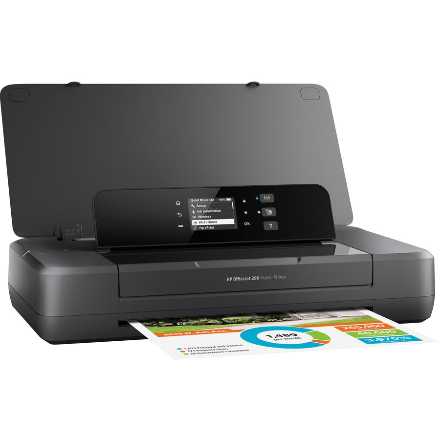 HP Officejet 200 Portable Inkjet Printer - Color - Right