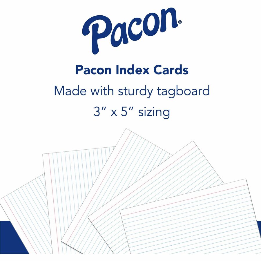 Pacon Ruled Index Cards - Alternate-Image2