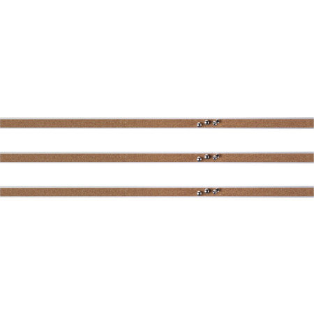 Lorell Cork Strip Bulletin Bars - 18" Board Width - Cork Surface - Self-healing, Fade Resistant, Self-sealing - Anodized Aluminum Frame - 3 / Bundle