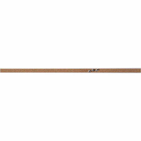 Lorell Cork Strip Bulletin Bars - 24" Board Width - Cork Surface - Self-healing, Fade Resistant, Self-sealing - Anodized Aluminum Frame - 24 / Bundle