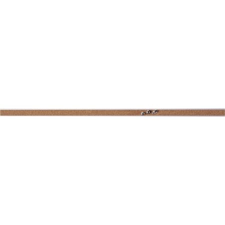 Lorell Cork Strip Bulletin Bars - 36" Board Width - Cork Surface - Self-healing, Fade Resistant, Self-sealing - Anodized Aluminum Frame - 3 / Bundle