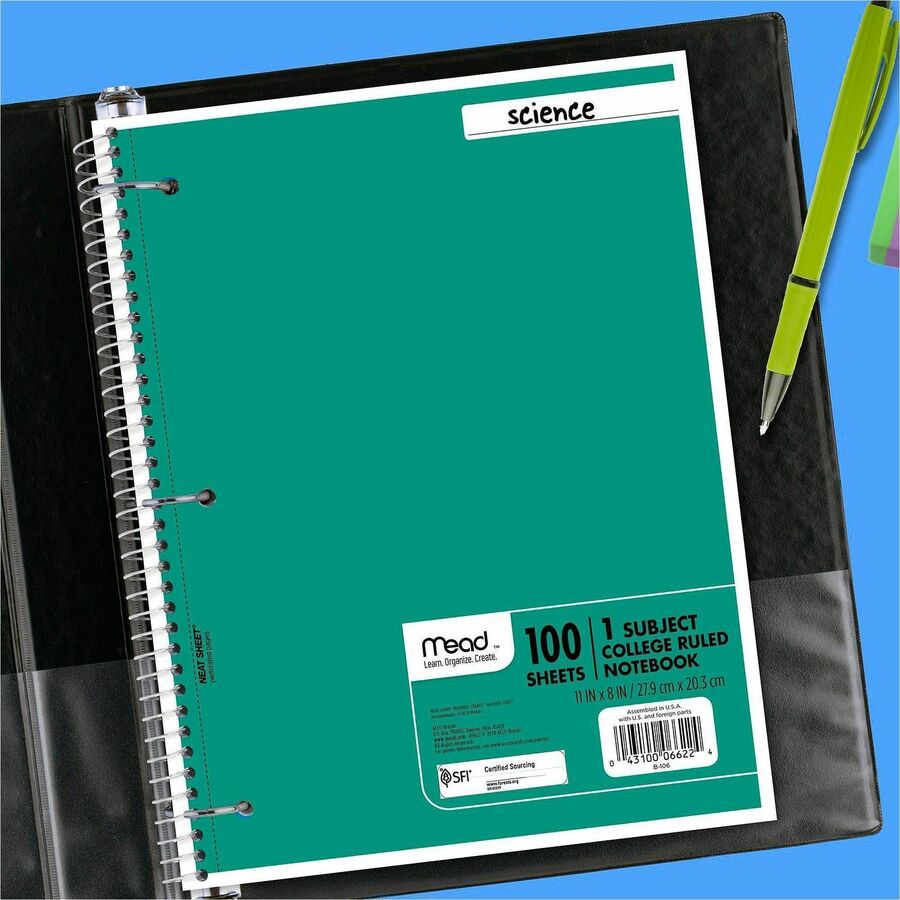 Mead One-subject Spiral Notebook - Alternate-Image5