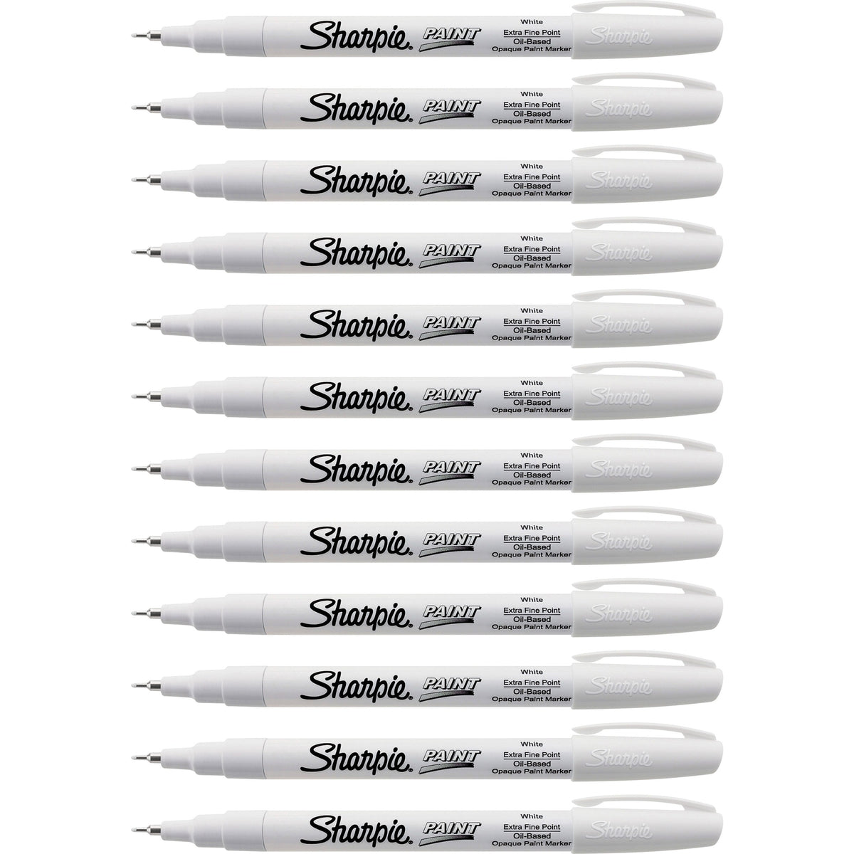Sharpie Oil-Based Paint Markers - Extra Fine Point - White Ink - 12 Pack - & Dry-Erase