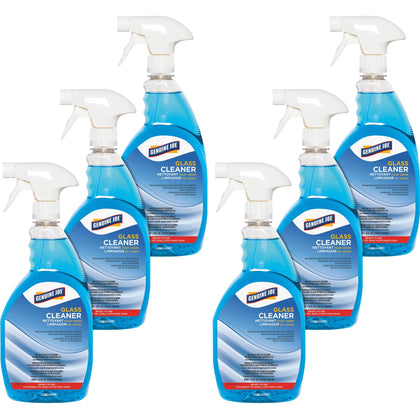 Genuine Joe Glass Cleaner - Non-Ammoniated Ready-To-Use - 32 fl oz - Residue Remover - Cleaners