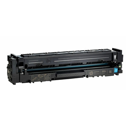 HP 202X (CF501X) Original High Yield Laser Toner Cartridge, 2500 Pages, 1 Each, Cyan