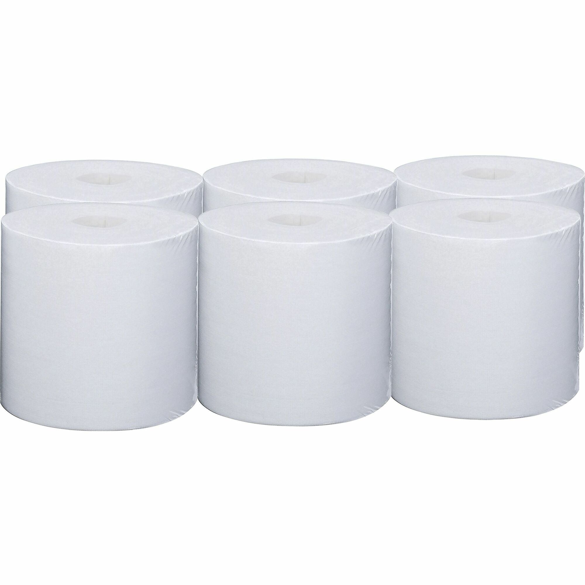 Wypall CriticalClean WetTask Wipers - 6" Length x 12" Width - Disinfectant - White - 140/Roll - 6 / Carton