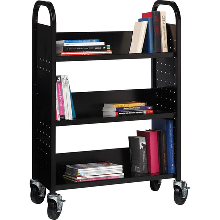 Lorell Single-sided Book Cart - Right