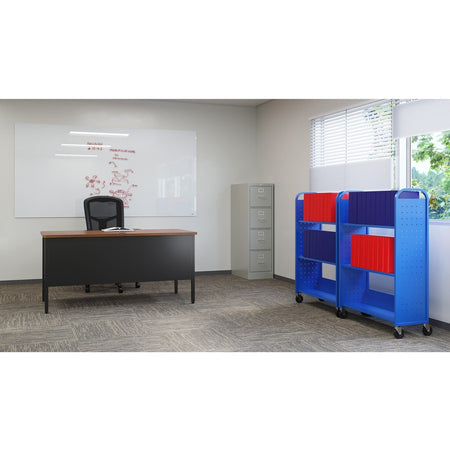 Lorell Single-sided Book Cart - Alternate-Image1