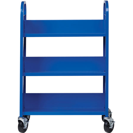 Lorell Single-sided Book Cart - Alternate-Image2