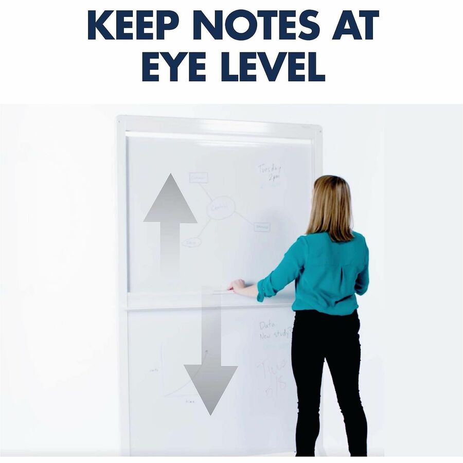 Quartet Motion Dual-Track Mobile Magnetic Dry-Erase Easel - Alternate-Image1