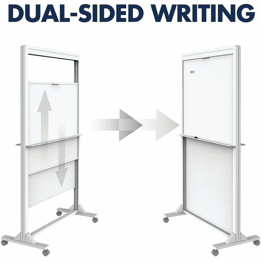 Quartet Motion Dual-Track Mobile Magnetic Dry-Erase Easel - Alternate-Image4