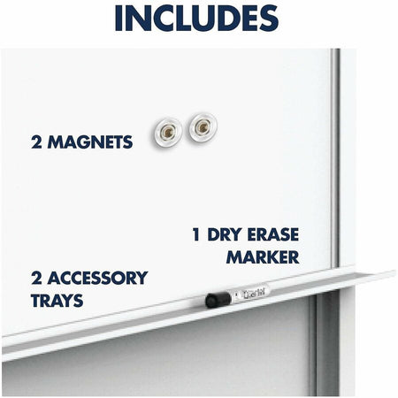 Quartet Motion Dual-Track Mobile Magnetic Dry-Erase Easel - Alternate-Image6