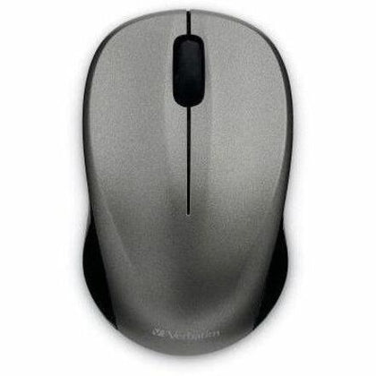 Verbatim Silent Wireless Blue LED Mouse: Graphite, Optical, Radio Frequency