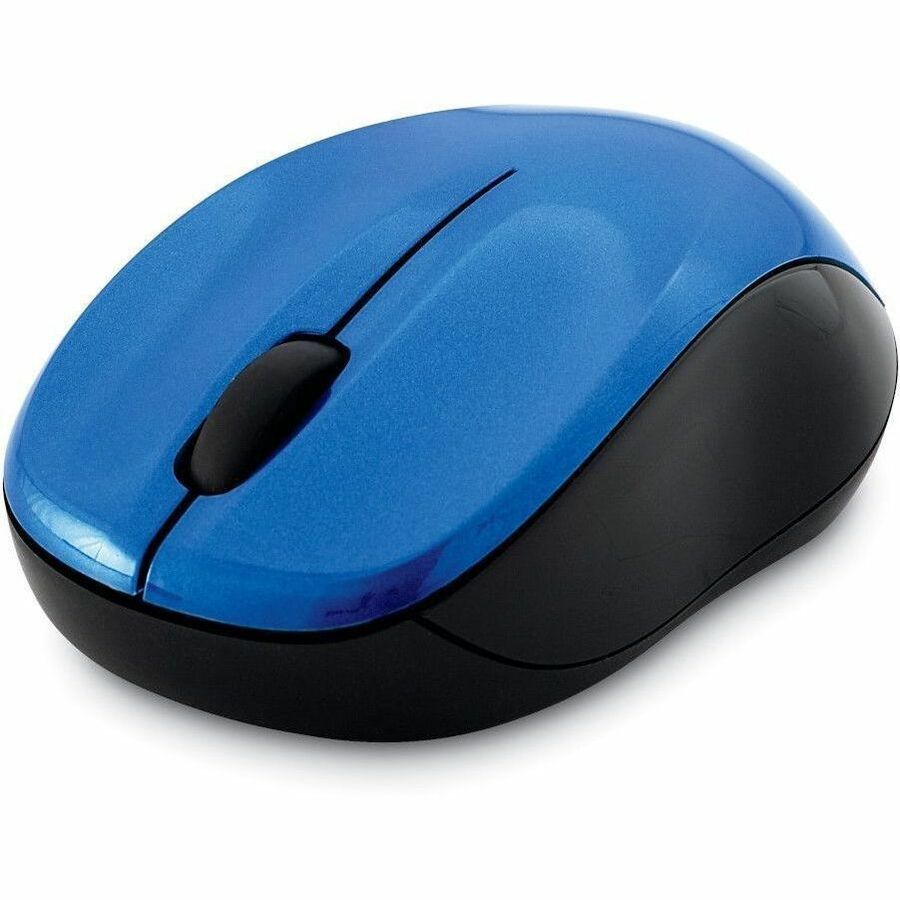 Verbatim Silent Wireless Blue LED Mouse - Blue - Blue LED/Optical - Wireless - Radio Frequency - Blue - USB Type A - Scroll Wheel - 3 Button(s) - 1 Each