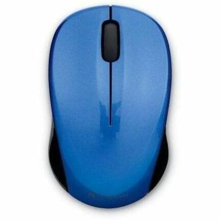 Verbatim Silent Wireless Blue LED Mouse - Blue - Blue LED/Optical - Wireless - Radio Frequency - Blue - USB Type A - Scroll Wheel - 3 Button(s) - 1 Each