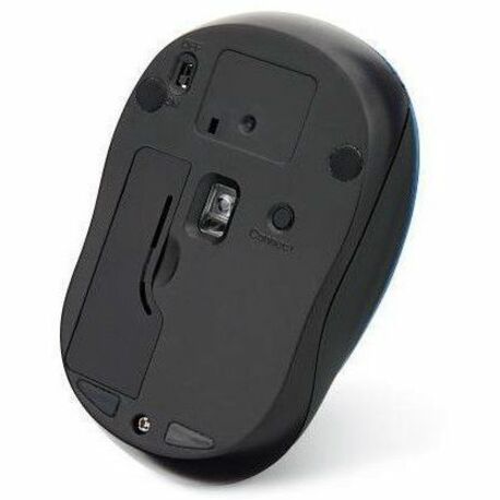 Verbatim Silent Wireless Blue LED Mouse - Blue - Blue LED/Optical - Wireless - Radio Frequency - Blue - USB Type A - Scroll Wheel - 3 Button(s) - 1 Each