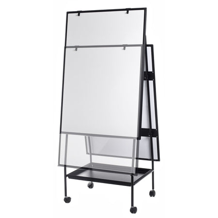 MasterVision Melamine Double-sided Easel - Left