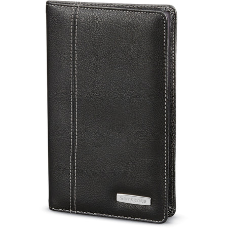 Samsonite Business Card Holder - 8" Height x 0.5" Width x 5" Depth - Black - 1 Each