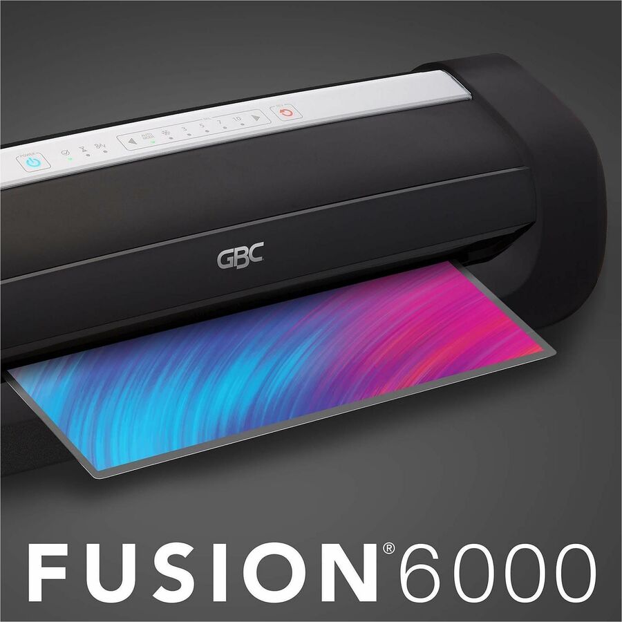 GBC Fusion 6000L 12" Laminator - Pouch - 5 mil Lamination Thickness - Auto Reverse - 5.9" Height x 9.4" Width