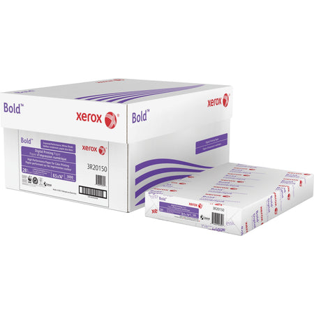 Xerox Bold Digital Printing Paper - White - 100 Brightness - 8 1/2" x 14" - 28 lb Basis Weight - White - 500 / Ream