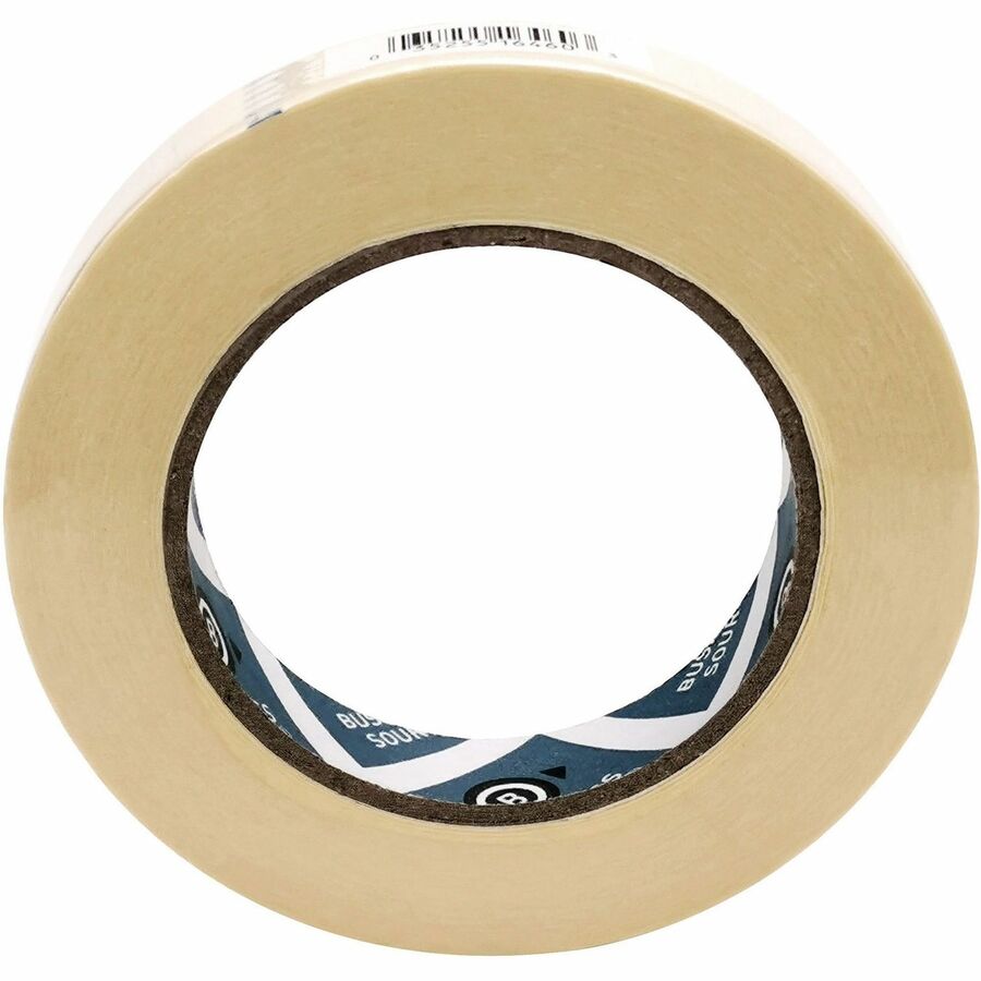 Business Source Utility-purpose Masking Tape - 60 yd Length x 0.75" Width - 3" Core - Tan - Crepe Paper Backing - For Bundling, Holding, Sealing, Masking - 6 / Bundle