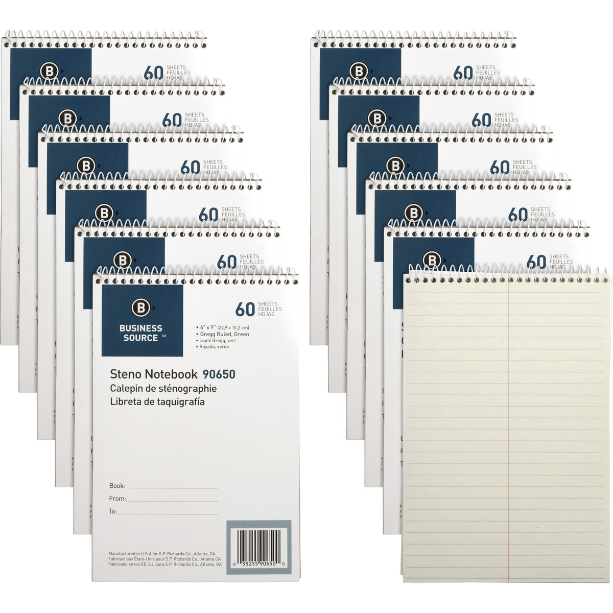 Business Source Steno Notebooks - 2000