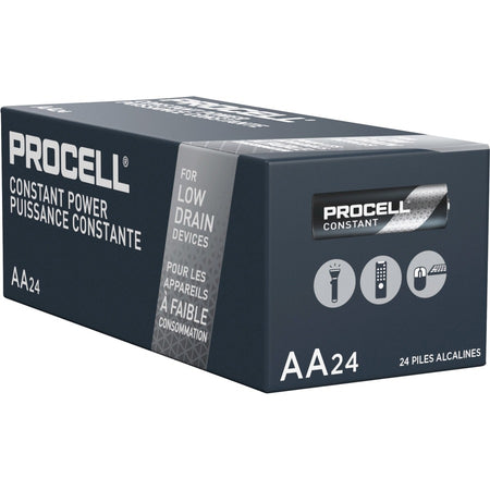 Procell by Duracell Alkaline AA Batteries - 24 Boxes - Multipurpose - 2100 mAh - & Battery Chargers