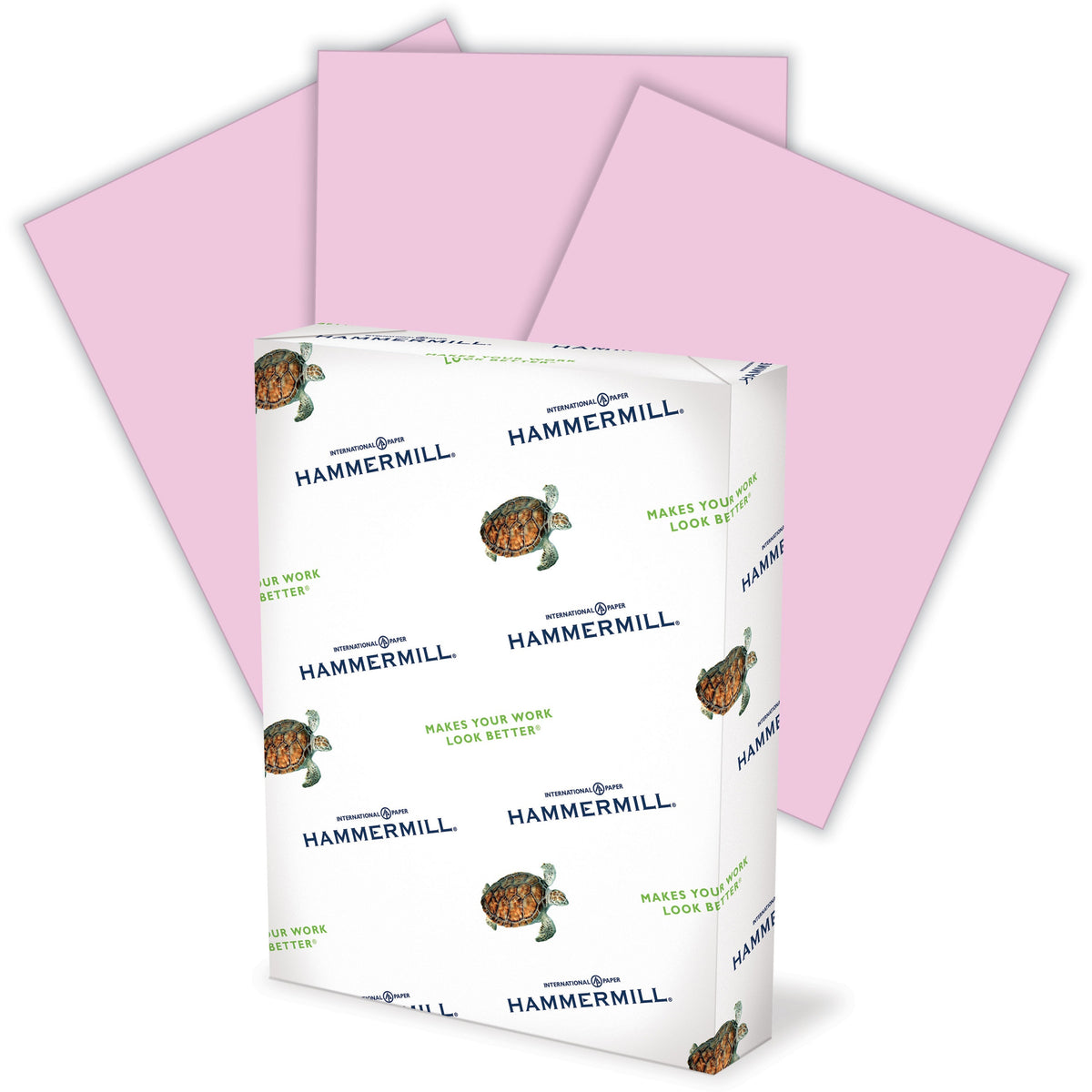 Hammermill Colors Recycled Copy Paper - Lilac - Letter - 8 1/2" x 11" - 20 lb Basis Weight - Smooth - Jam-free, Archival-safe, Acid-free - Lilac - 5000 Sheets - 500 Sheets per Ream - 10 / Carton