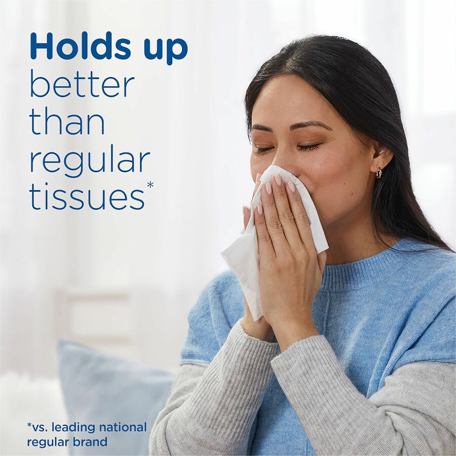 Puffs Plus Lotion Facial Tissues - 2 Ply - WhiteBox - 56/Box - 24 / Carton