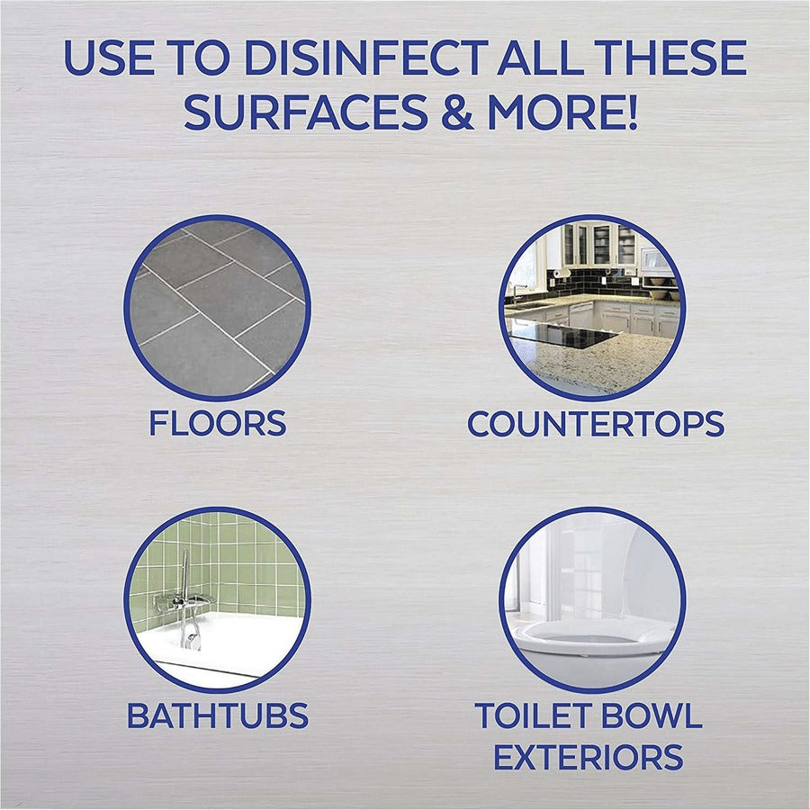 Lysol Clean/Fresh Lemon Cleaner - For Multi Surface - 144 fl oz (4.5 quart) - Clean & Fresh Lemon Scent - Recommended For: Stain Remover - Disinfectant, Long Lasting, Antibacterial - Yellow - 4 / Carton