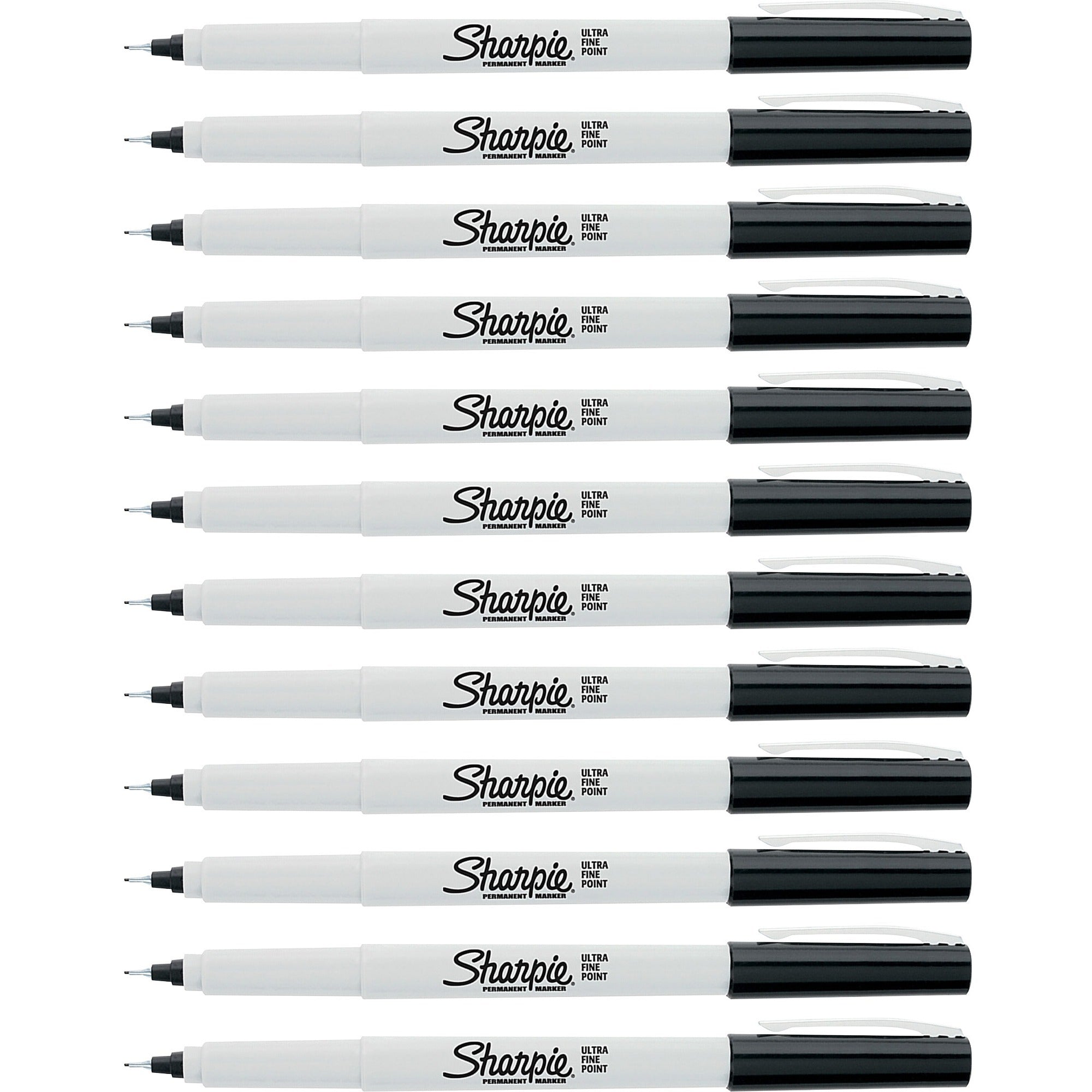 Sharpie Ultra Fine Permanent Markers - Ultra Fine Narrow Marker Point - Alcohol Based - 1 Dozen