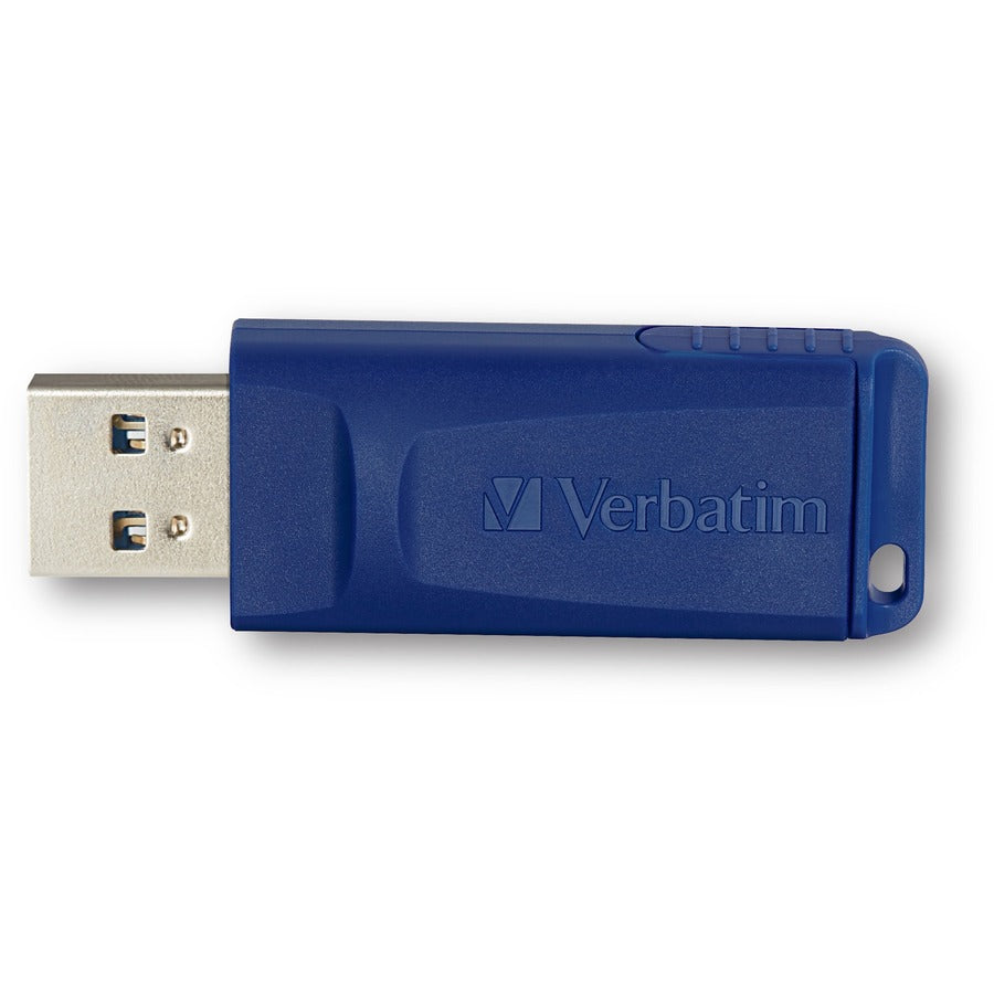 Verbatim 16GB USB Flash Drives - 16 GB - USB - Blue - 4 / Carton