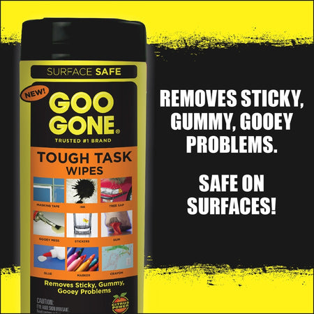 Goo Gone Tough Task Wipes - Front
