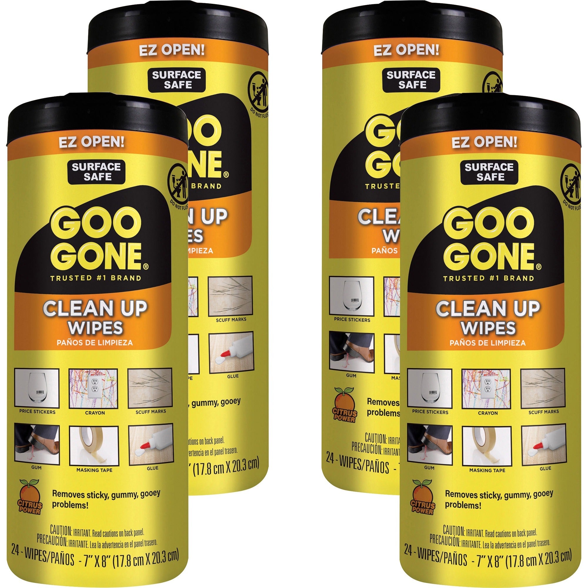 Goo Gone Tough Task Wipes - 2000
