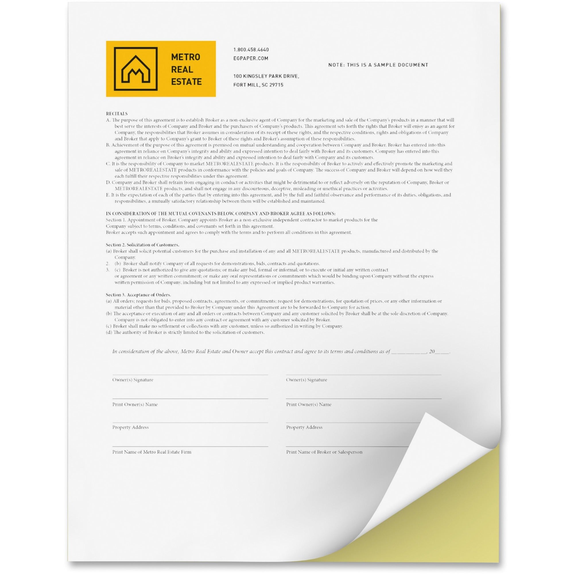 Xerox Revolution Premium Digital Carbonless Paper - Letter - 8 1/2" x 11" - Sustainable Forestry Initiative (SFI) - Capsule Control Coating - White, Canary - 2500 / Carton