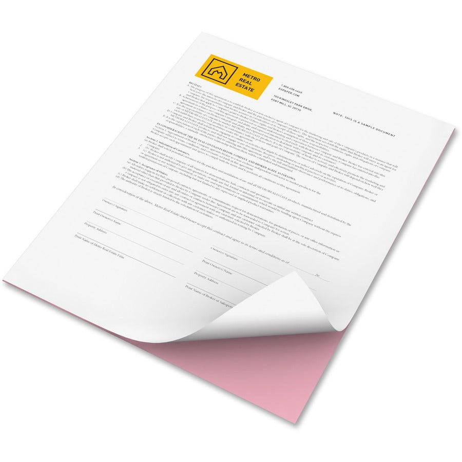 Xerox Revolution Premium Digital Carbonless Paper - Letter - 8 1/2" x 11" - Sustainable Forestry Initiative (SFI) - Capsule Control Coating - White, Pink - 2500 / Carton