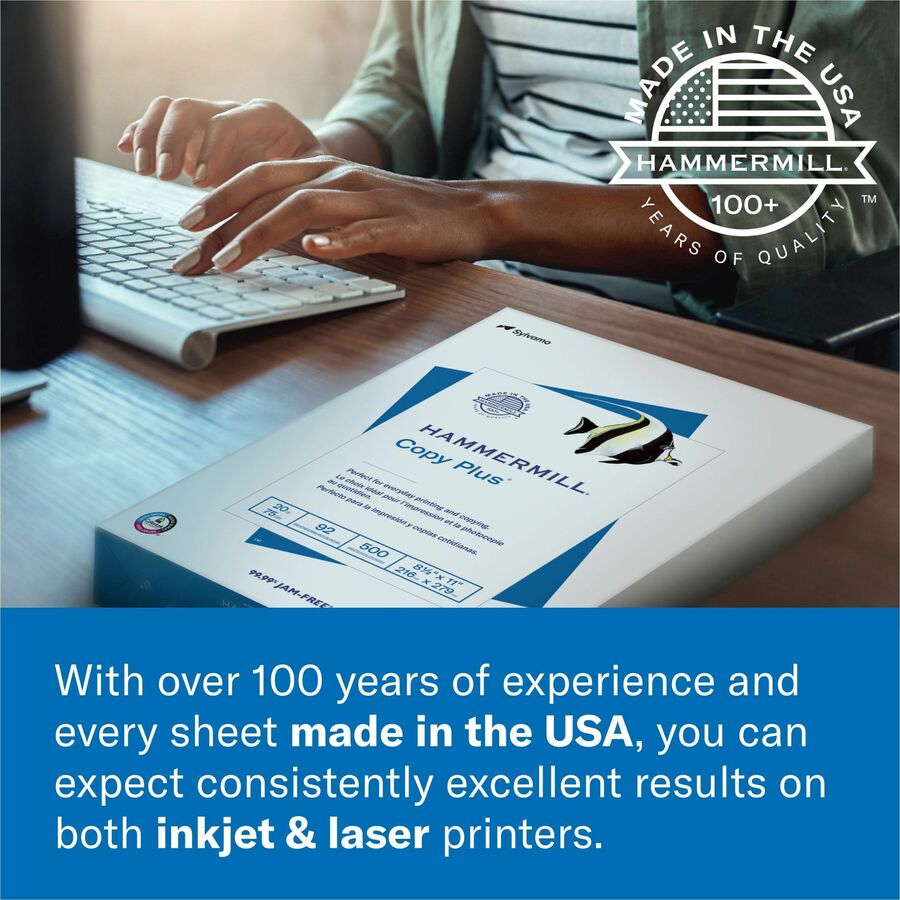 Hammermill Copy Plus Paper - White - Alternate-Image6