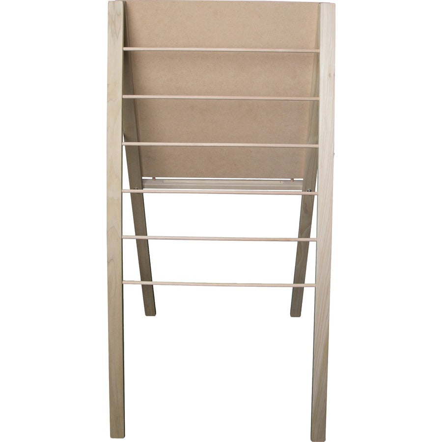 Flipside Big Book Easel - 24" (2 ft) Width x 24" (2 ft) Height - White Surface - Rectangle - Assembly Required - 1 Each