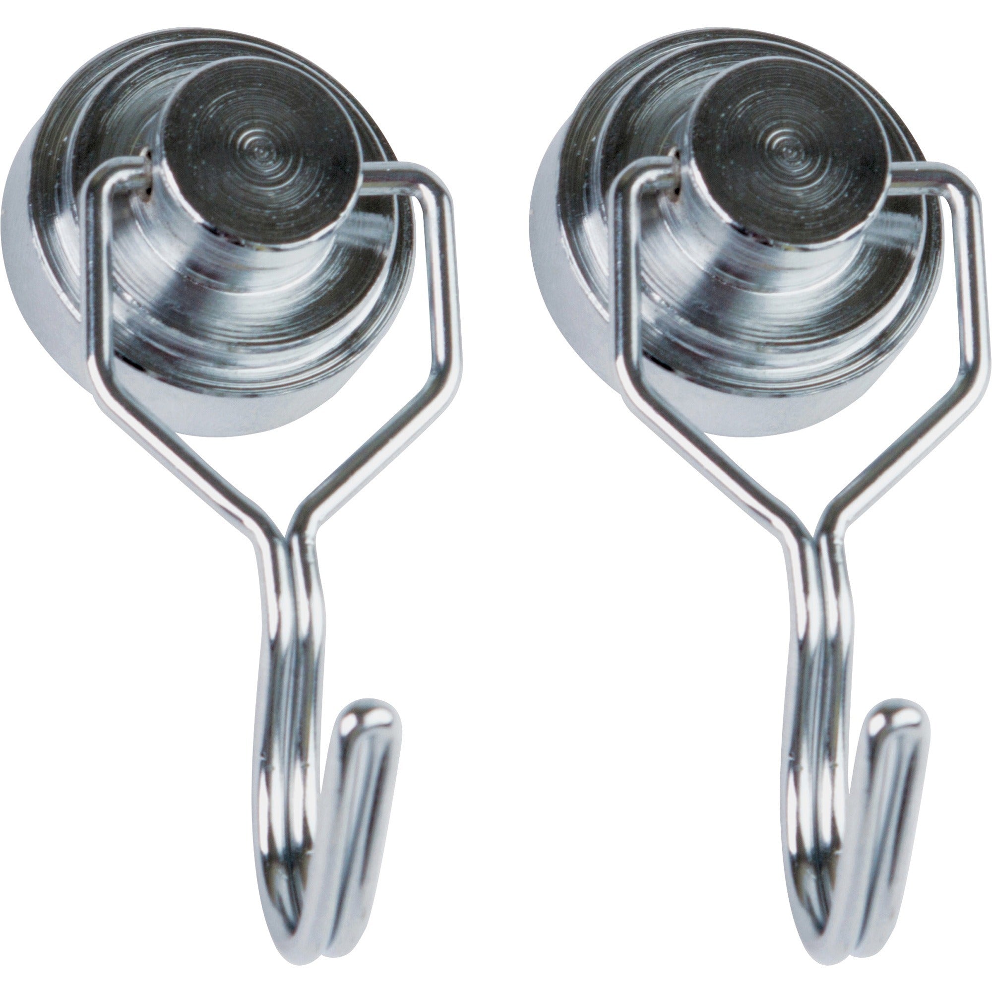 Teacher Created Resources Strong Magnetic Hooks - 20 lb (9.07 kg) Capacity - 0.1" Height x 1" Width x 1.5" Length - for Classroom - Magnetic - 2 / Pack