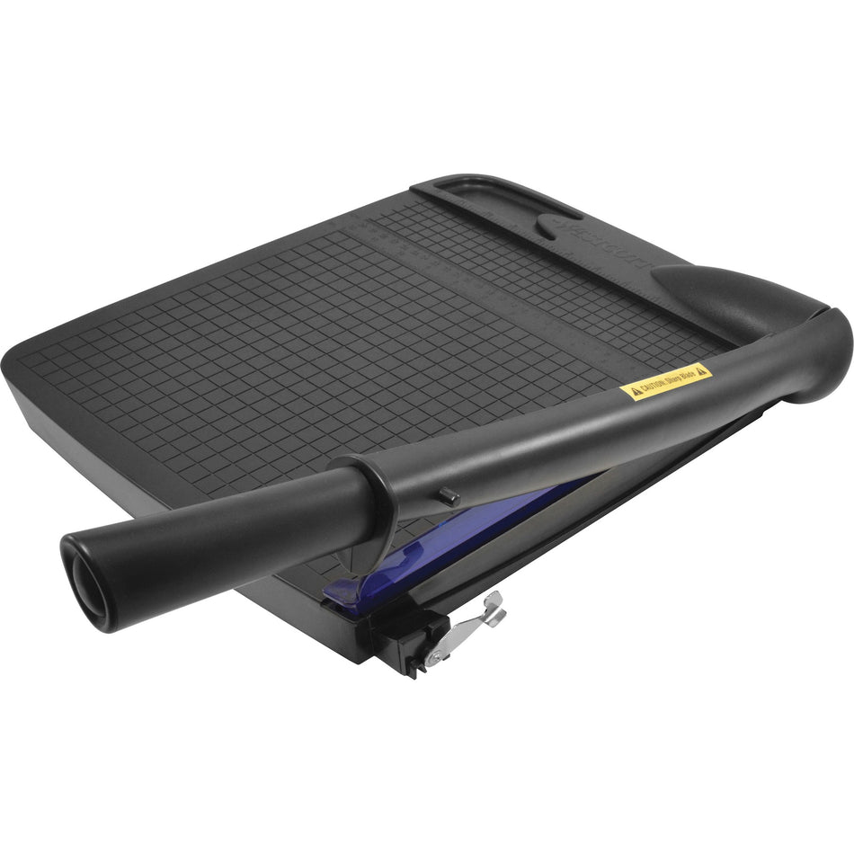 Westcott Multi-Purpose Guillotine Trimmer, 12" , Black (16559) - Stainless Steel Blade - 12" Cutting Length - 2.9" Height x 14.3" Depth x 17" Length - Black - 1 Each