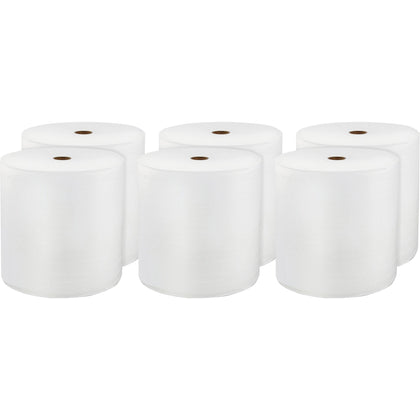 LoCor Hardwound Roll Towels - 1 Ply - 8" Width x 800 ft Length - White - Virgin Fiber - 6 / Carton