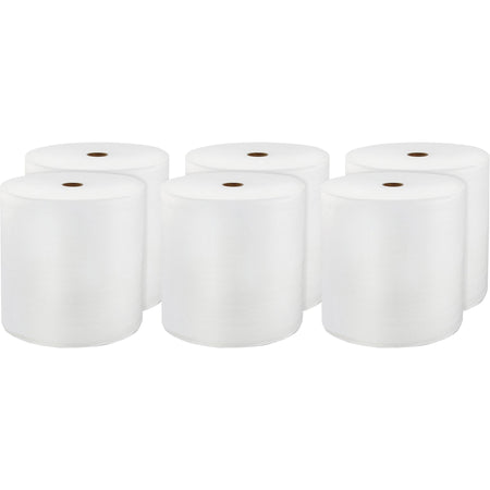 LoCor Hardwound Roll Towels - 1 Ply - 8" Width x 800 ft Length - White - Virgin Fiber - 6 / Carton