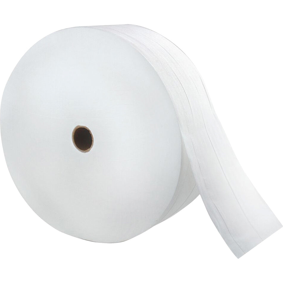 LoCor Premium Jumbo Bath Tissue - 2 Ply - 3.30" Width x 1200 ft Length - White - Virgin Fiber - 12 / Carton