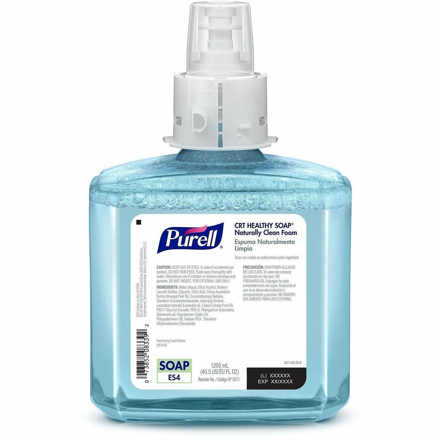 PURELL&reg; ES4 CRT HEALTHY SOAP Naturally Clean Foam Refill - Rear